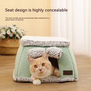 Self-heating Thermal Pet Bed Closed