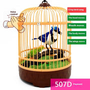 Simulation Bird Cage Children's Toy Induction Stall Decoration