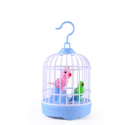 Voice control mini bird cage