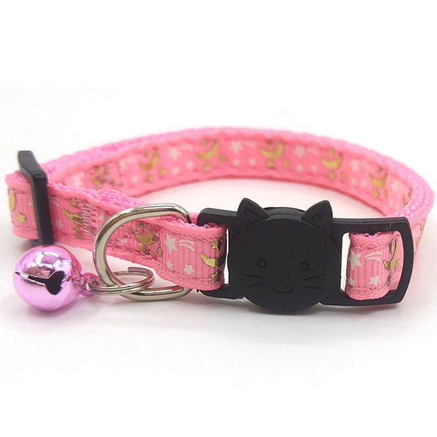 New Product Pet Collar Luminous Print Cat Strap