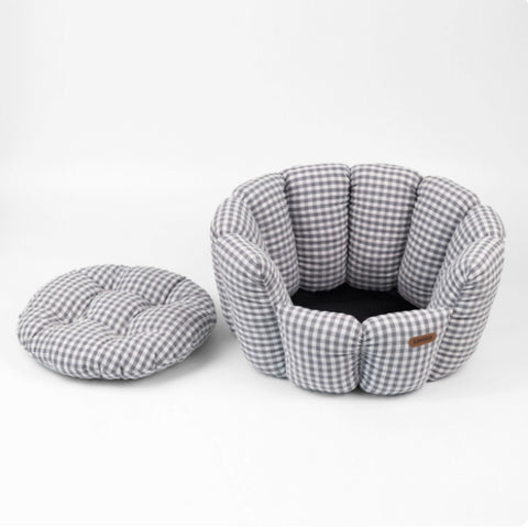 Plaid Pet Bed For All Seasons