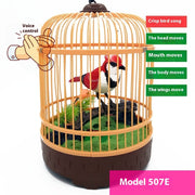 Simulation Bird Cage Children's Toy Induction Stall Decoration