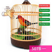 Simulation Bird Cage Children's Toy Induction Stall Decoration