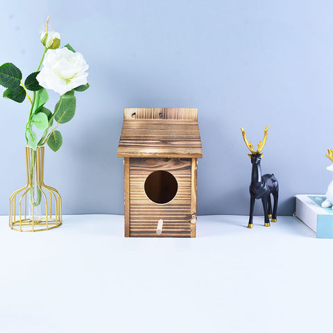 Creative Wooden Outdoor  Nest Bird Feeder