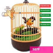 Simulation Bird Cage Children's Toy Induction Stall Decoration